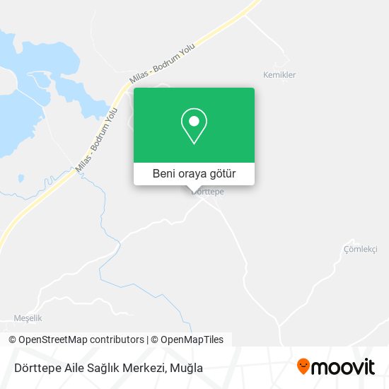 Dörttepe Aile Sağlık Merkezi harita
