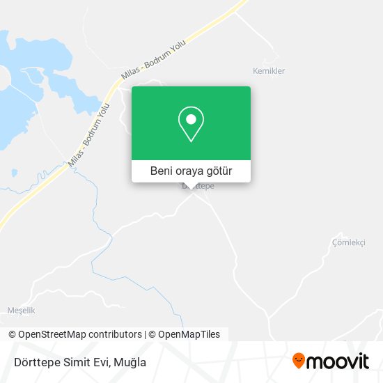 Dörttepe Simit Evi harita