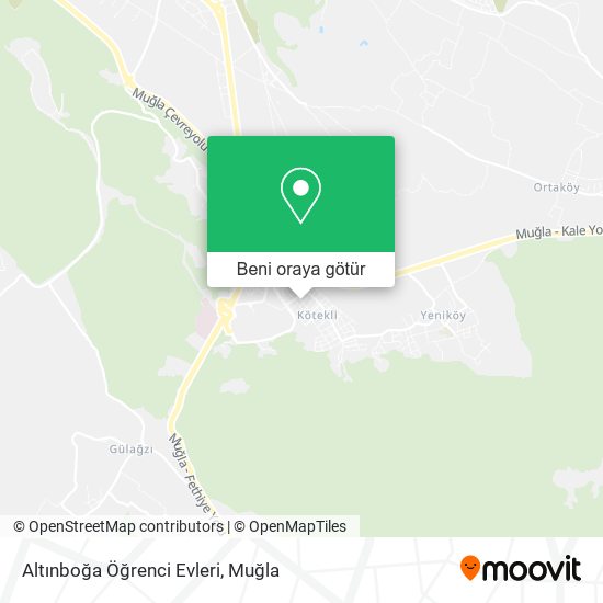 Altınboğa Öğrenci Evleri harita