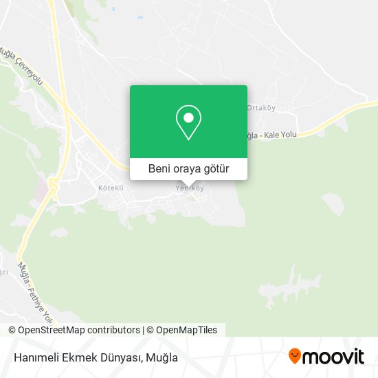 Hanımeli Ekmek Dünyası harita