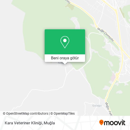 Kara Veteriner Kliniği harita