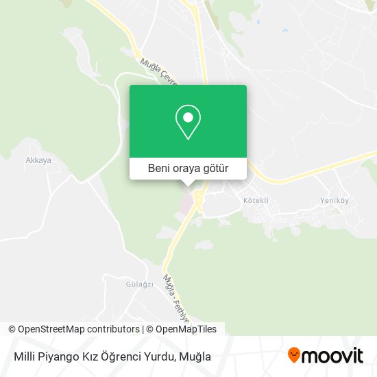 Milli Piyango Kız Öğrenci Yurdu harita