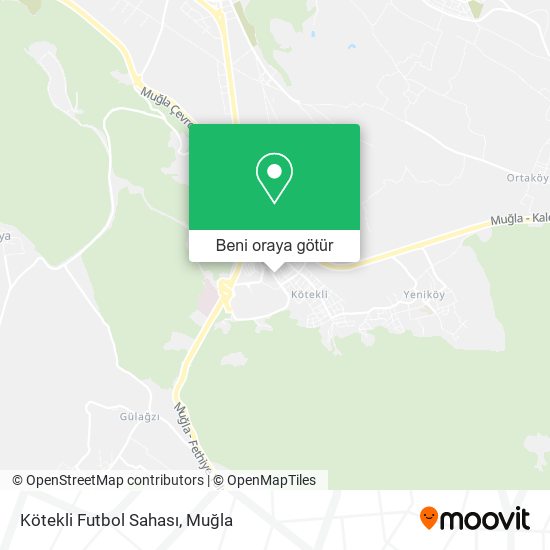 Kötekli Futbol Sahası harita