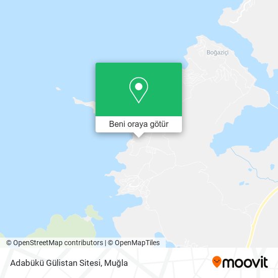 Adabükü Gülistan Sitesi harita