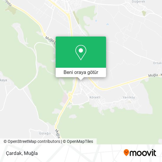 Çardak harita