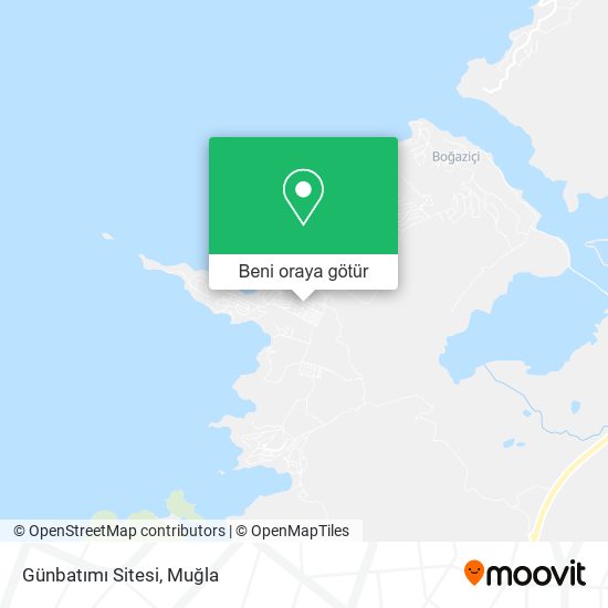 Günbatımı Sitesi harita
