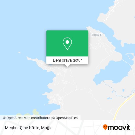 Meşhur Çine Köfte harita