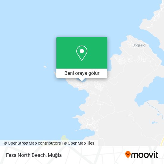Feza North Beach harita