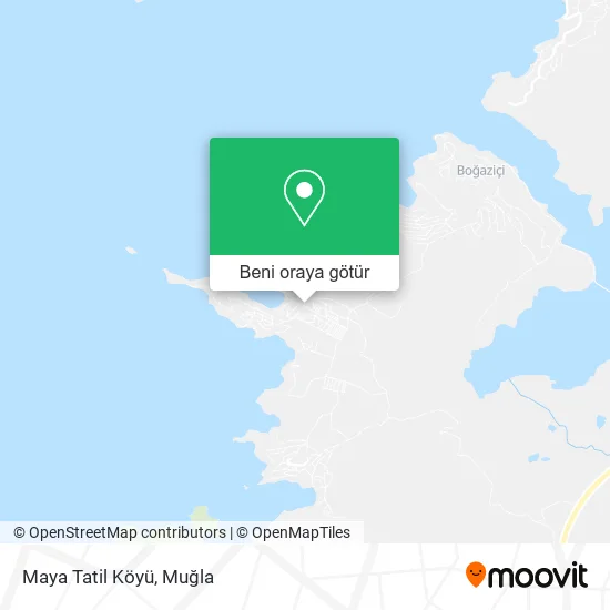 Maya Tatil Köyü harita