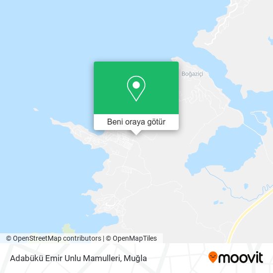 Adabükü Emir Unlu Mamulleri harita