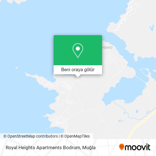 Royal Heights Apartments Bodrum harita
