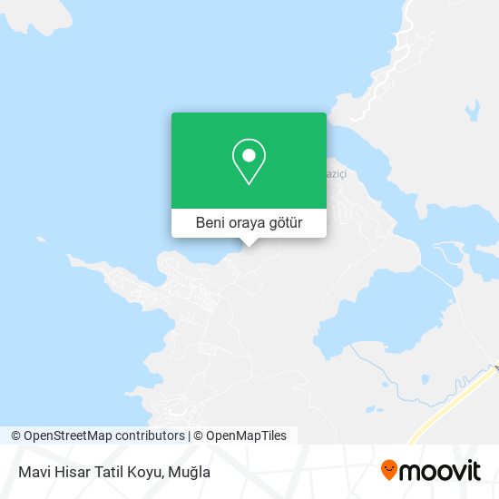 Mavi Hisar Tatil Koyu harita