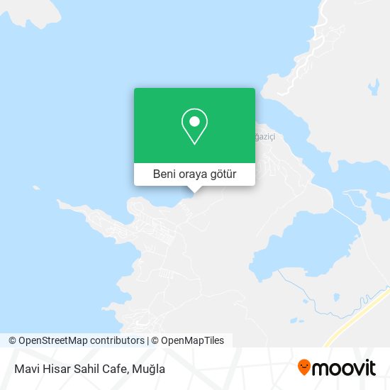 Mavi Hisar Sahil Cafe harita