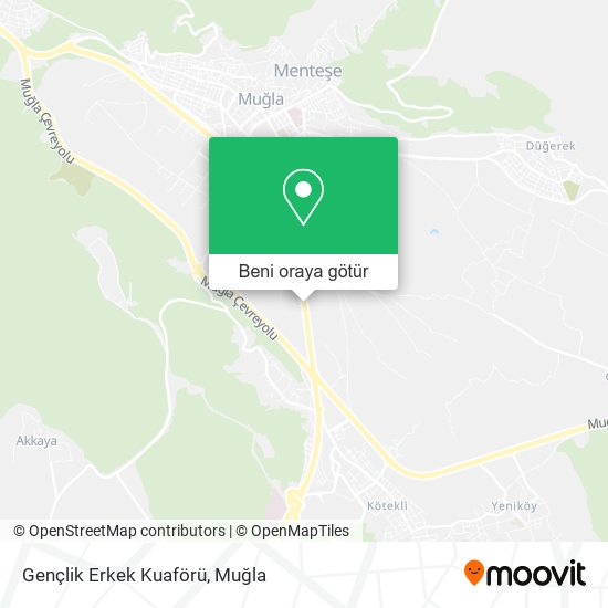 Gençlik Erkek Kuaförü harita