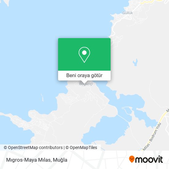 Mıgros-Maya Mılas harita