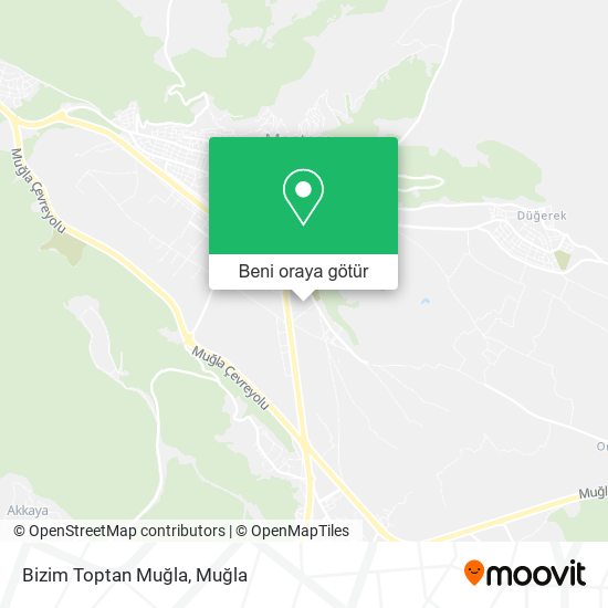Bizim Toptan Muğla harita