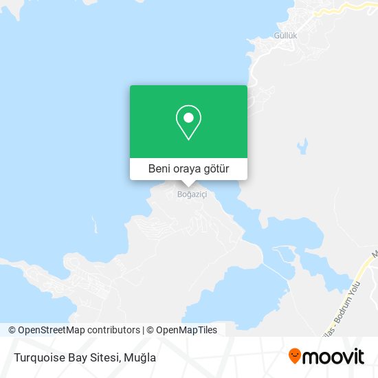 Turquoise Bay Sitesi harita