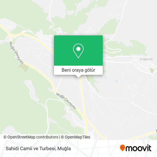 Sahidi Camii ve Turbesi harita