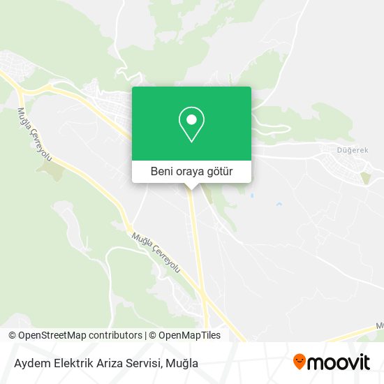 Aydem Elektrik Ariza Servisi harita