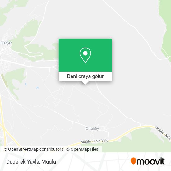 Düğerek Yayla harita