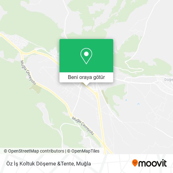 Öz İş Koltuk Döşeme &Tente harita