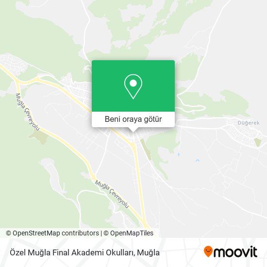 Özel Muğla Final Akademi Okulları harita
