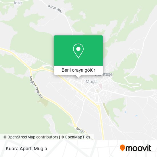 Kübra Apart harita