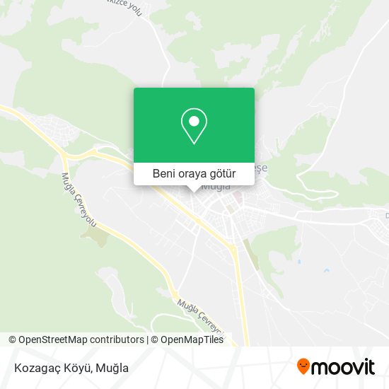 Kozagaç Köyü harita