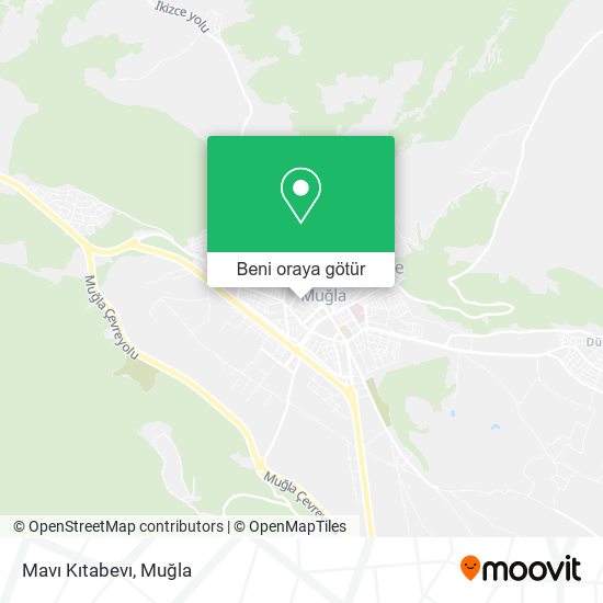 Mavı Kıtabevı harita
