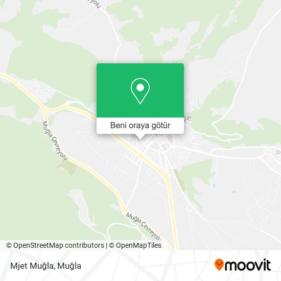 Mjet Muğla harita