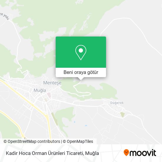 Kadir Hoca Orman Ürünleri Ticareti harita