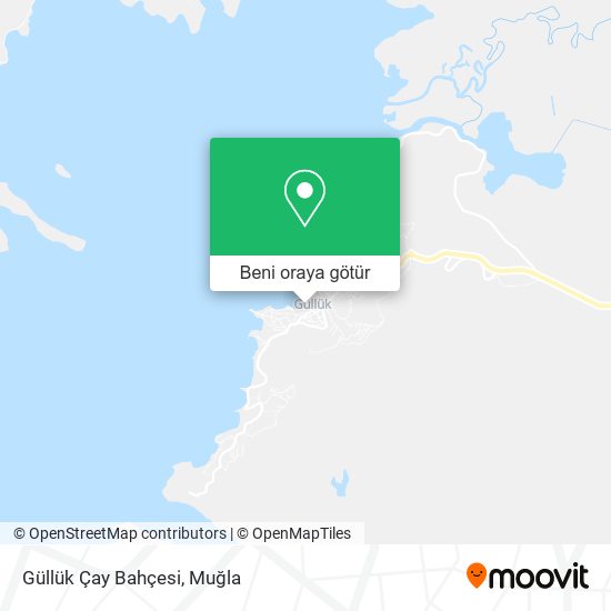 Güllük Çay Bahçesi harita