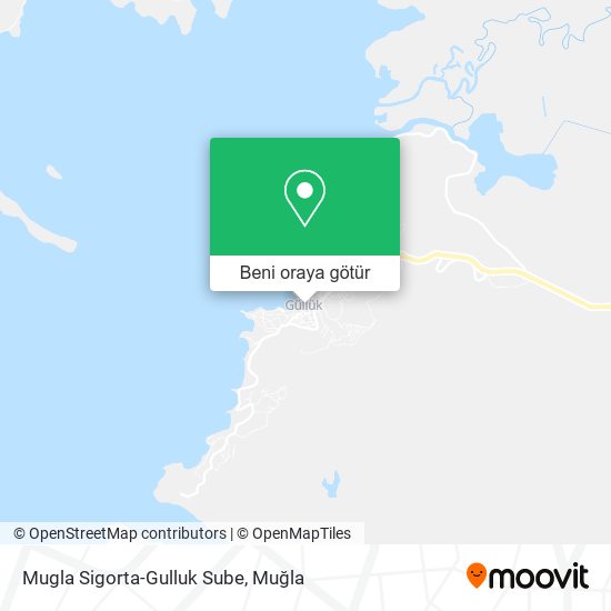 Mugla Sigorta-Gulluk Sube harita