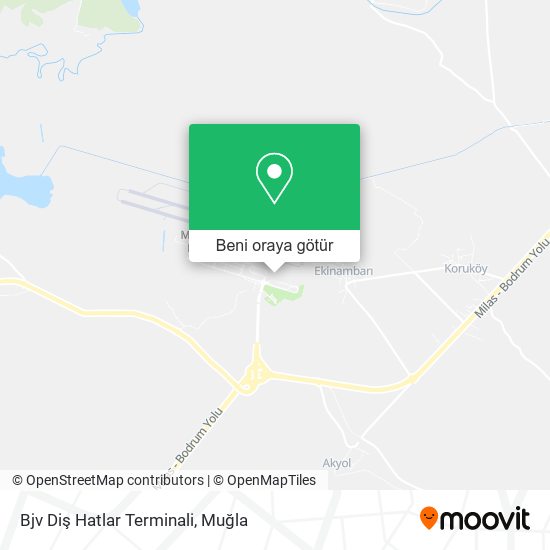 Bjv Diş Hatlar Terminali harita