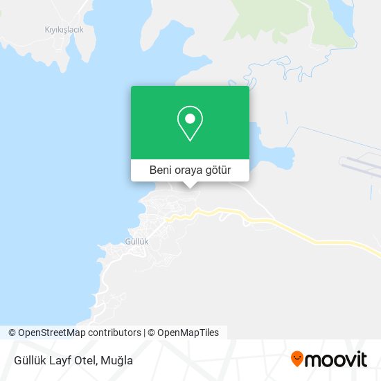 Güllük Layf Otel harita