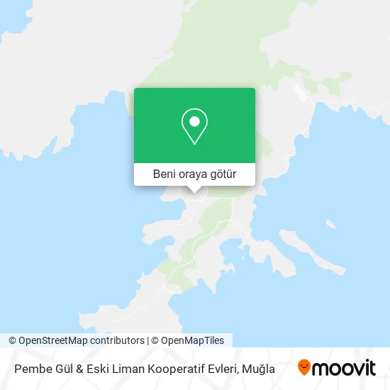 Pembe Gül & Eski Liman Kooperatif Evleri harita