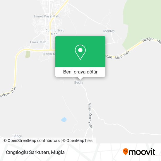 Cıngıloglu Sarkuterı harita