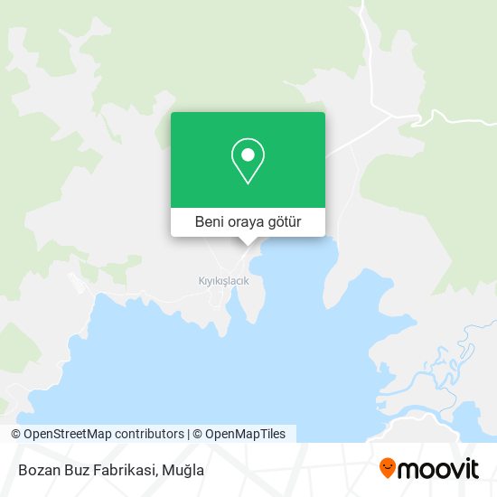 Bozan Buz Fabrikasi harita