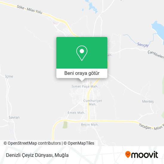 Denizli Çeyiz Dünyası harita