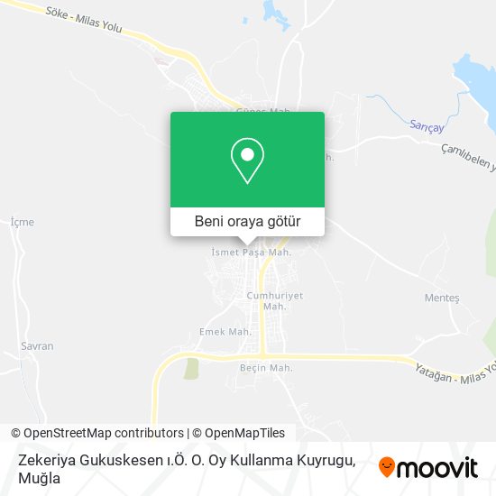 Zekeriya Gukuskesen ı.Ö. O. Oy Kullanma Kuyrugu harita