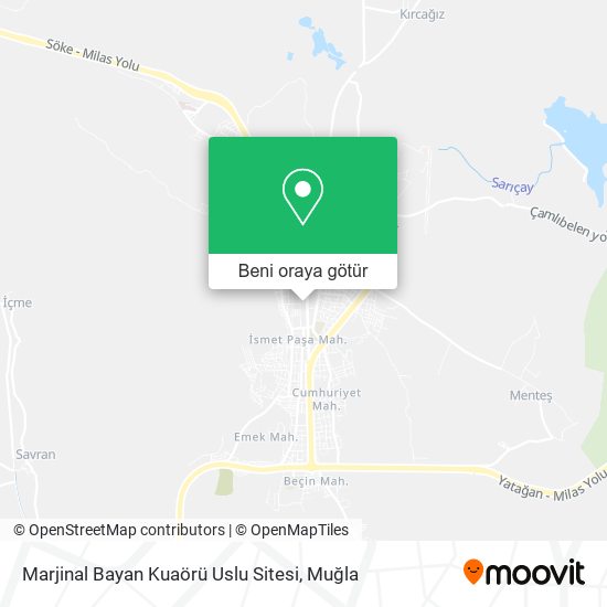 Marjinal Bayan Kuaörü Uslu Sitesi harita