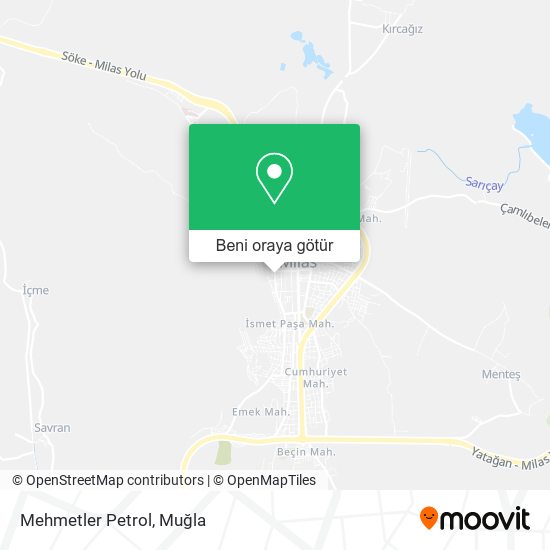 Mehmetler Petrol harita