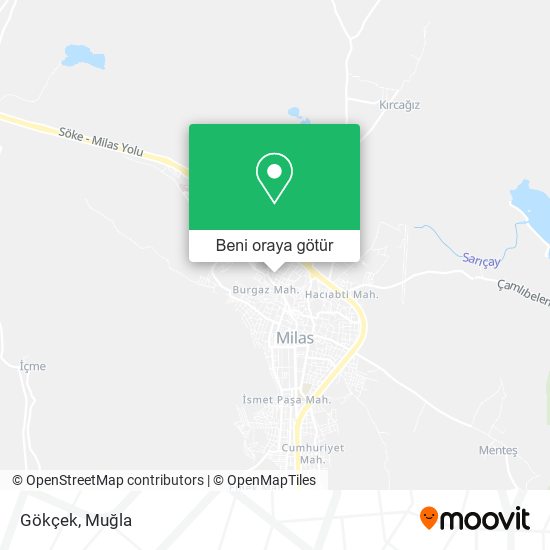 Gökçek harita