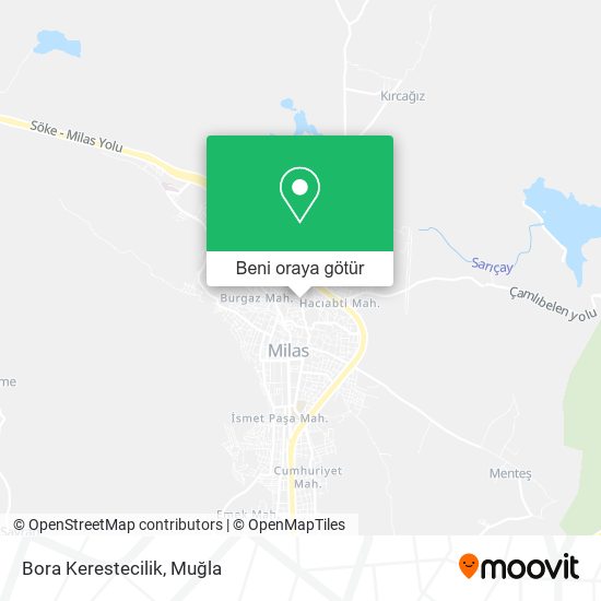Bora Kerestecilik harita