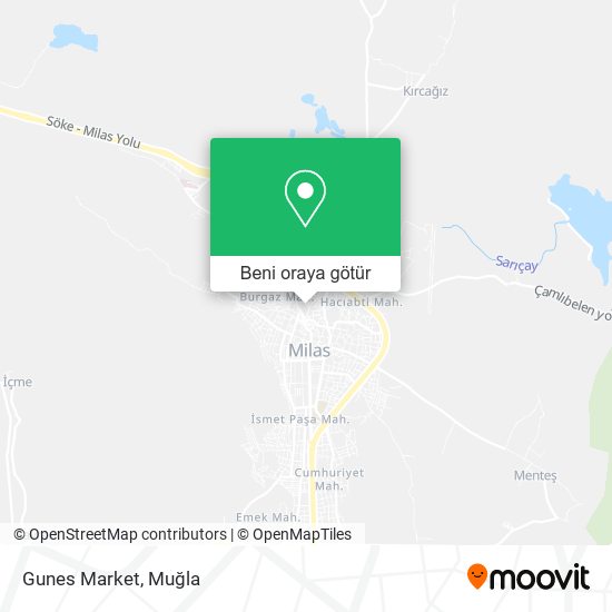 Gunes Market harita