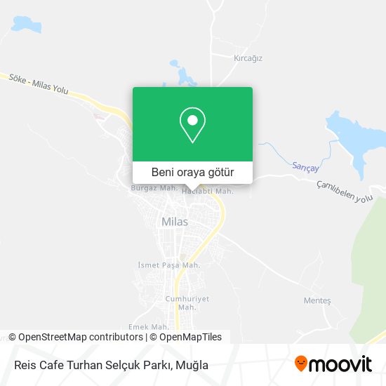 Reis Cafe Turhan Selçuk Parkı harita