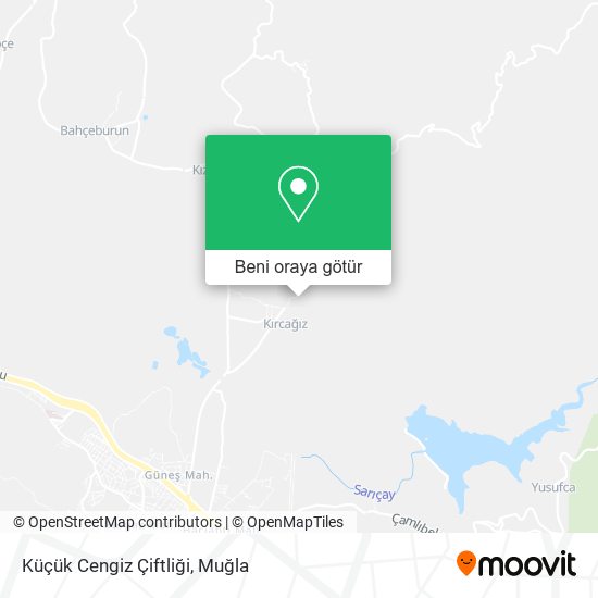Küçük Cengiz Çiftliği harita