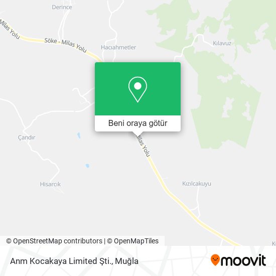 Anm Kocakaya Limited Şti. harita