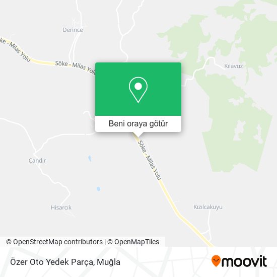 Özer Oto Yedek Parça harita