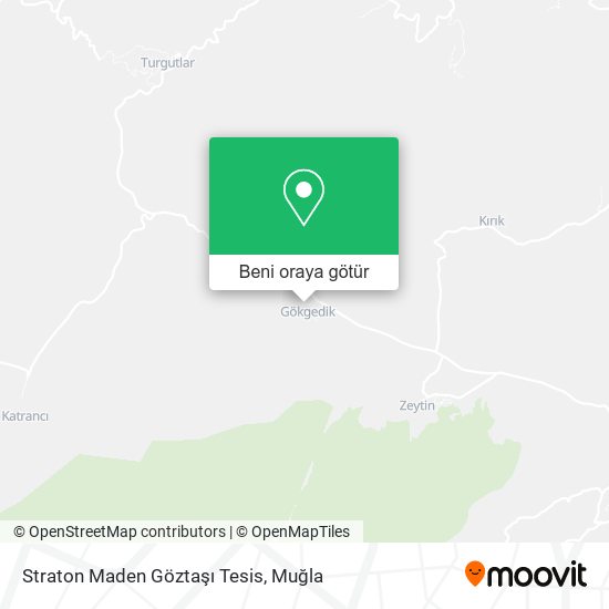 Straton Maden Göztaşı Tesis harita